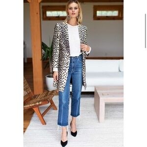 Emerson Fry Wingtip Leopard Coat Size 0